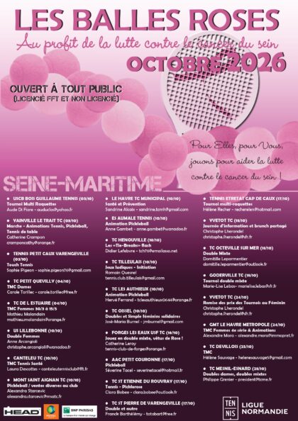 Affiche Balles Roses 2026