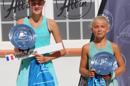Elise Lesigne remporte la consolante du tournoi Tennis Europe U12 de la All in Tennis Academy