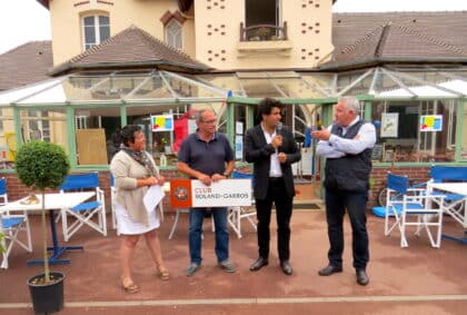 Garden Tennis de Cabourg - label Club Roland-Garros remis le 20 juillet 2018