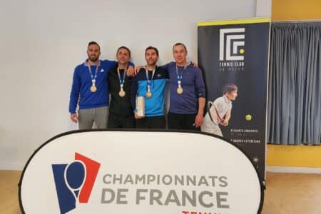 L'équipe 35 ans du Mont-Saint-Aignan Tennis Club