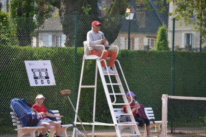 Arbitre de chaise - Championnats de Normandie Jeunes 2023