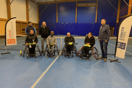 Compétition de tennis fauteuil à Nassandres