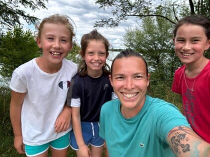 L'équipe filles lors du Challenge National par équipes 9 ans 2024 à Montauban