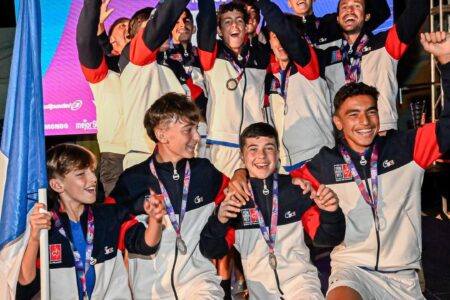 Elliot Mura et l'équipe de France aux Championnats d'Europe 2024