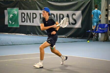 Tom Chusseau s'arrête au deuxième tour de l'ITF Juniors d'Honfleur 2024