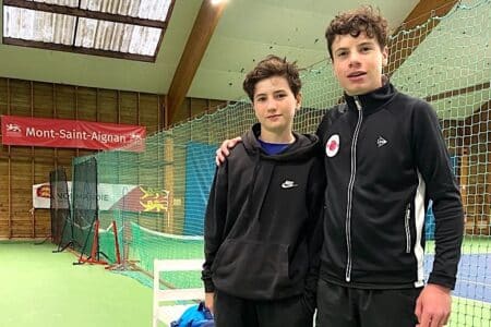 Louis Kosak au tournoi pré-qualificatif des Petits As à Mont-saint-Aignan